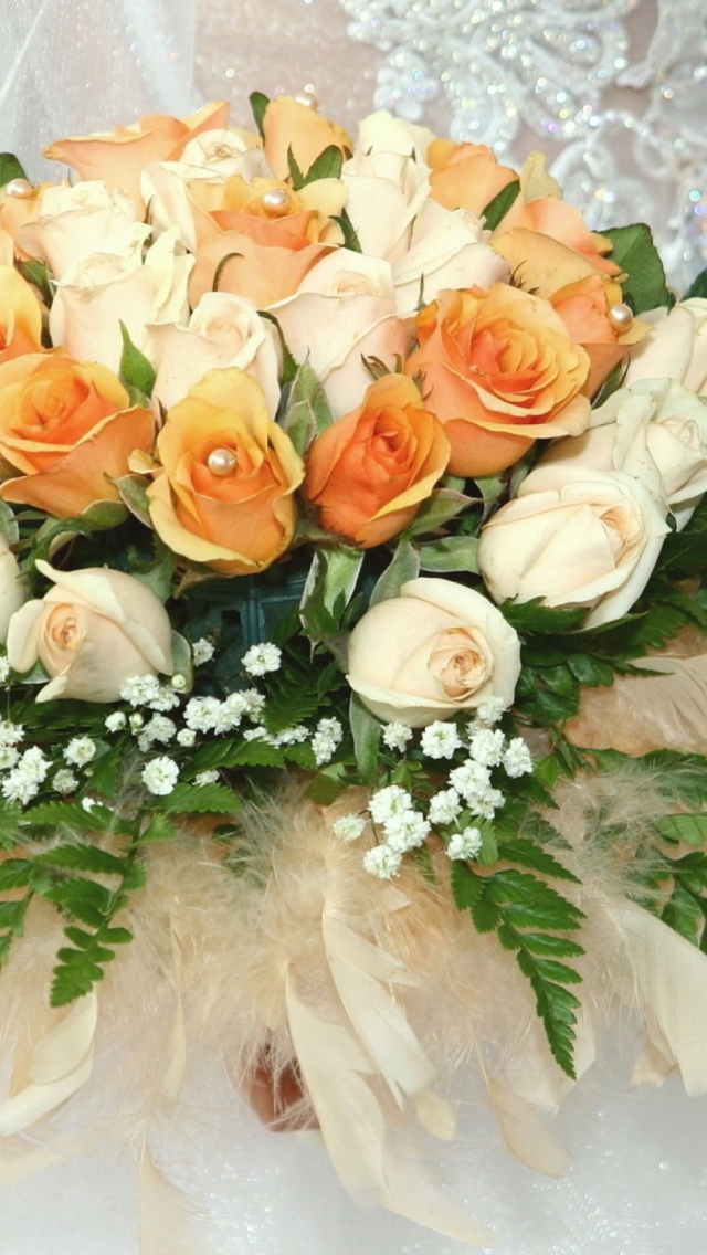 Fondo de pantalla Wedding Bouquet 640x1136