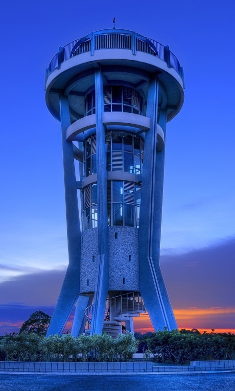 Hi Tech Tower wallpaper 480x800