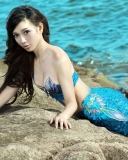Sfondi Leah Dizon Mermaid 128x160