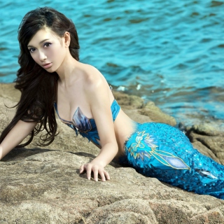 Leah Dizon Mermaid papel de parede para celular para Samsung B159 Hero Plus