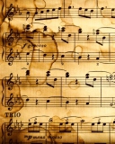 Screenshot №1 pro téma Music Notes 128x160