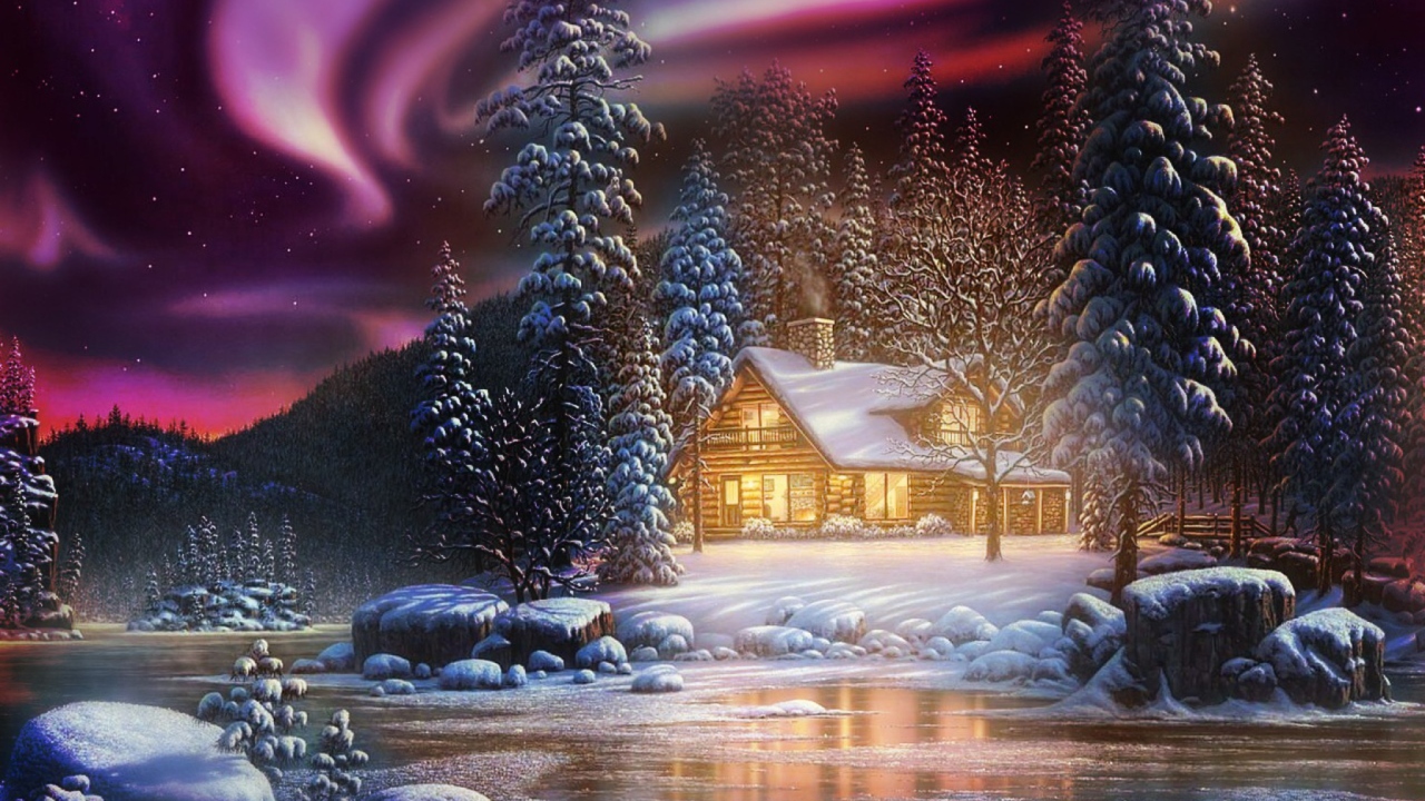 Fondo de pantalla Winter Landscape 1280x720