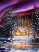 Screenshot №1 pro téma Winter Landscape 132x176