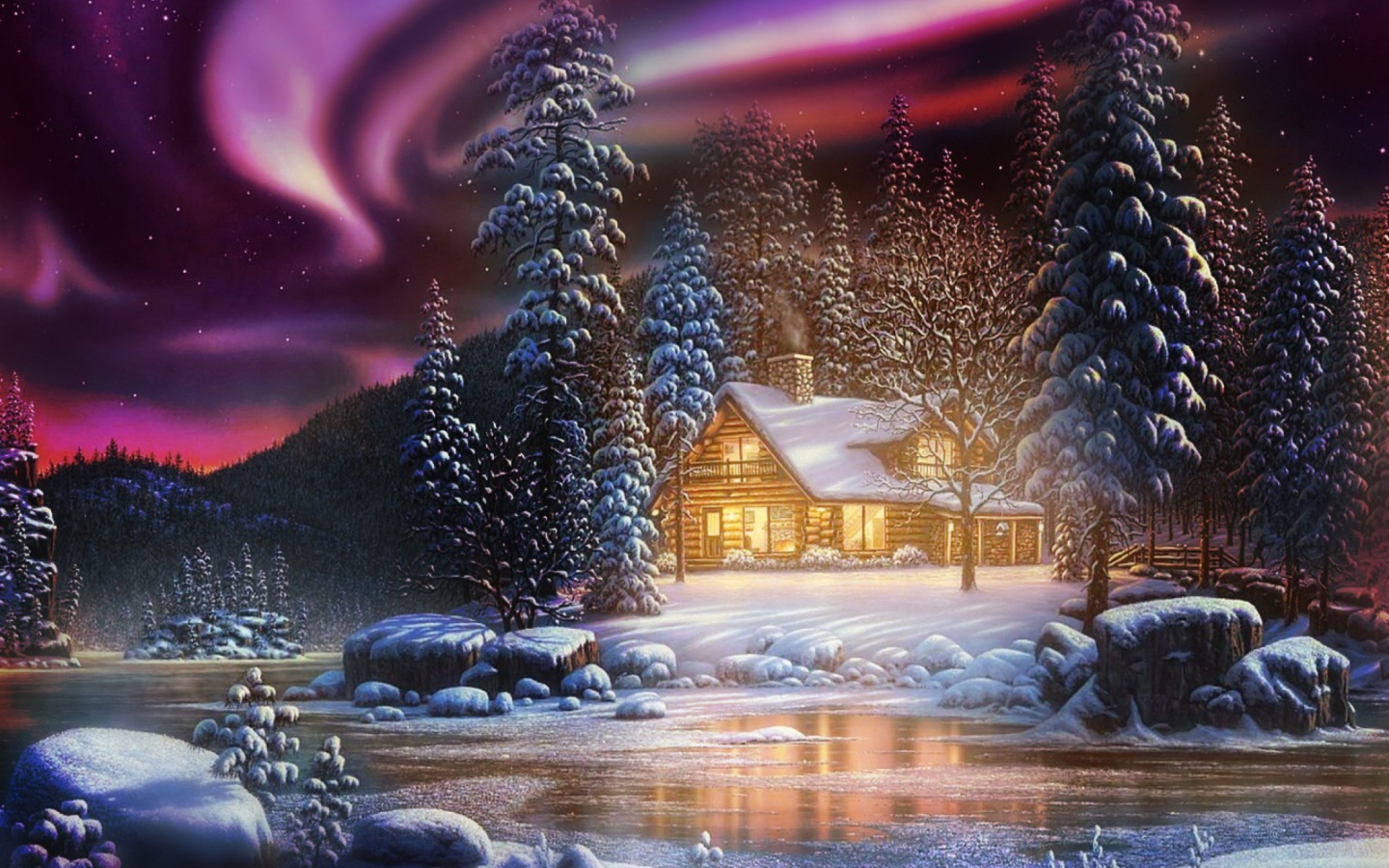 Winter Landscape wallpaper 1440x900