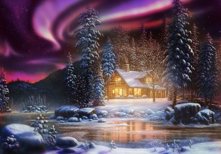 Winter Landscape Picture for Android, iPhone and iPad