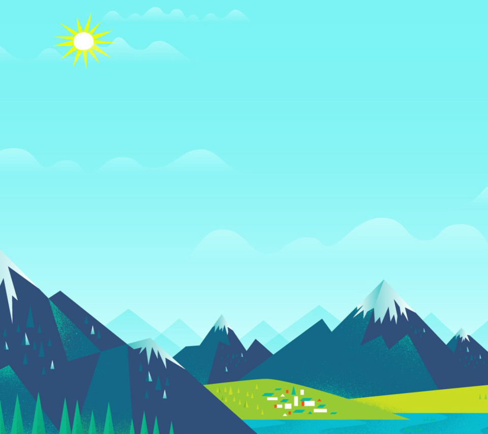 Drawn Mountains screenshot #1 960x854