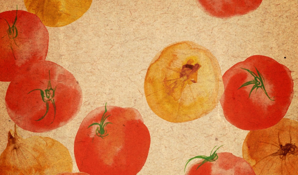 Vegetable Abstract wallpaper 1024x600