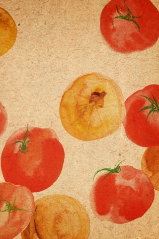Vegetable Abstract wallpaper 320x480