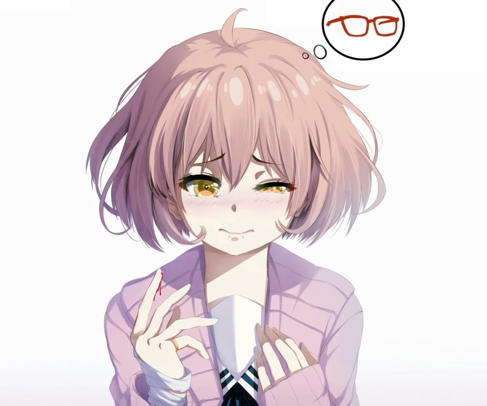 Screenshot №1 pro téma Mirai Kuriyama Kyoukai no Kanata 960x800