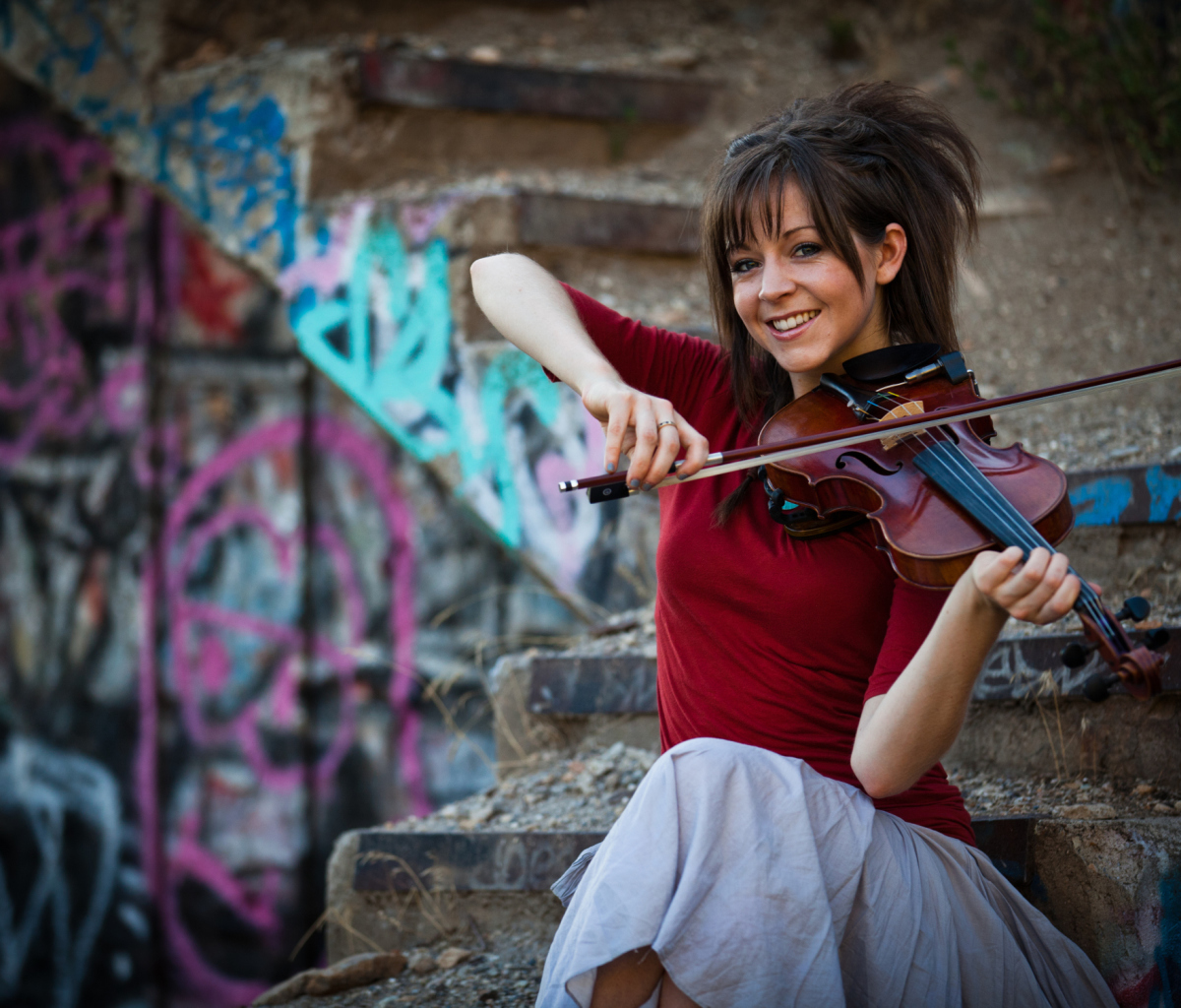 Fondo de pantalla Lindsey Stirling Violin 1200x1024