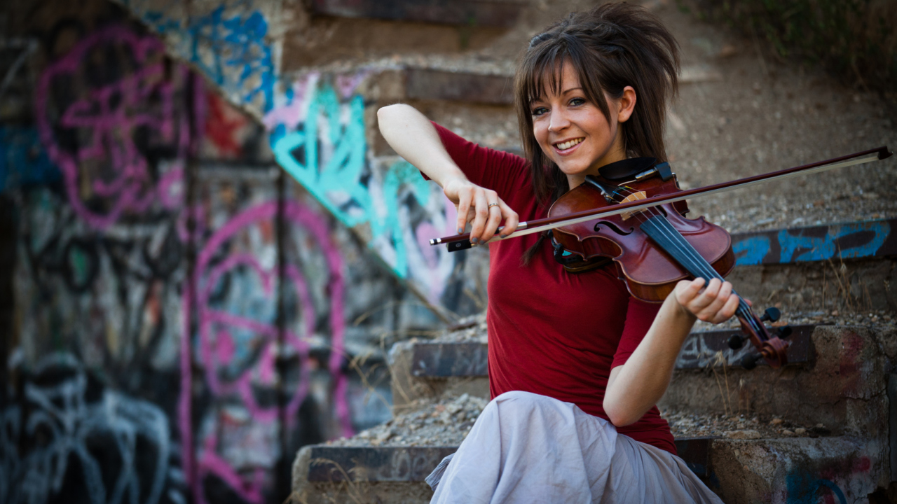 Das Lindsey Stirling Violin Wallpaper 1280x720