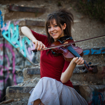 Обои Lindsey Stirling Violin 208x208