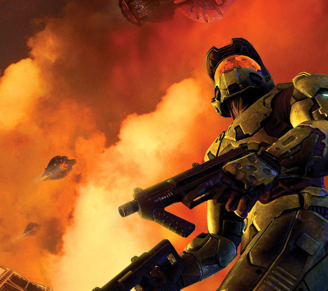 Das Halo 3 Game Wallpaper 1080x960