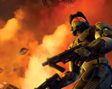 Das Halo 3 Game Wallpaper 220x176