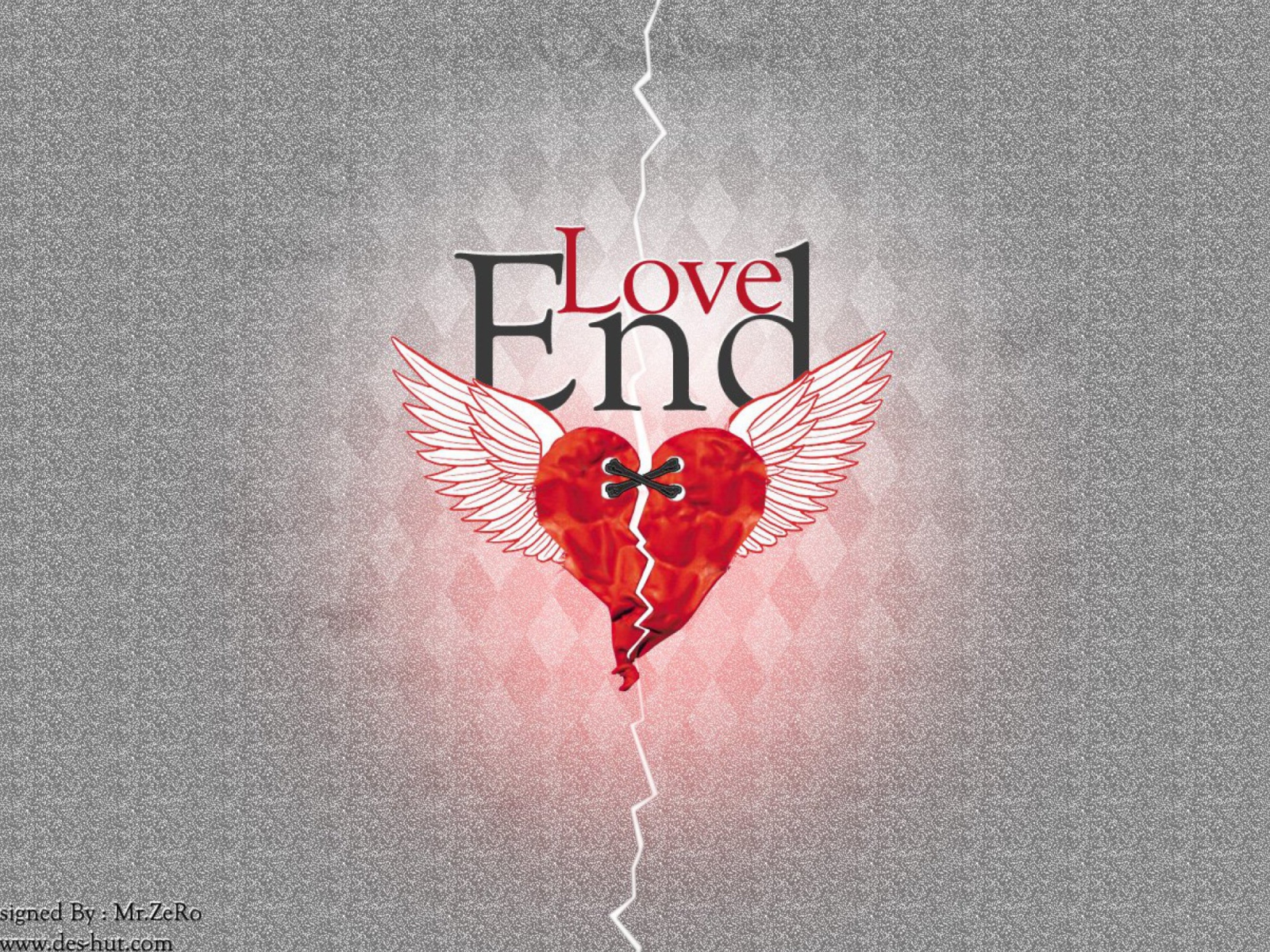 Das End Love Wallpaper 1600x1200