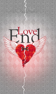 Обои End Love 240x400