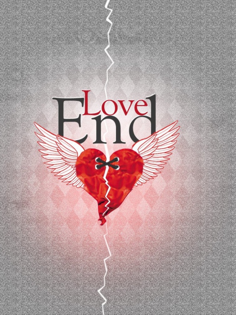 Das End Love Wallpaper 480x640