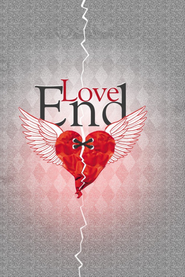 Das End Love Wallpaper 640x960