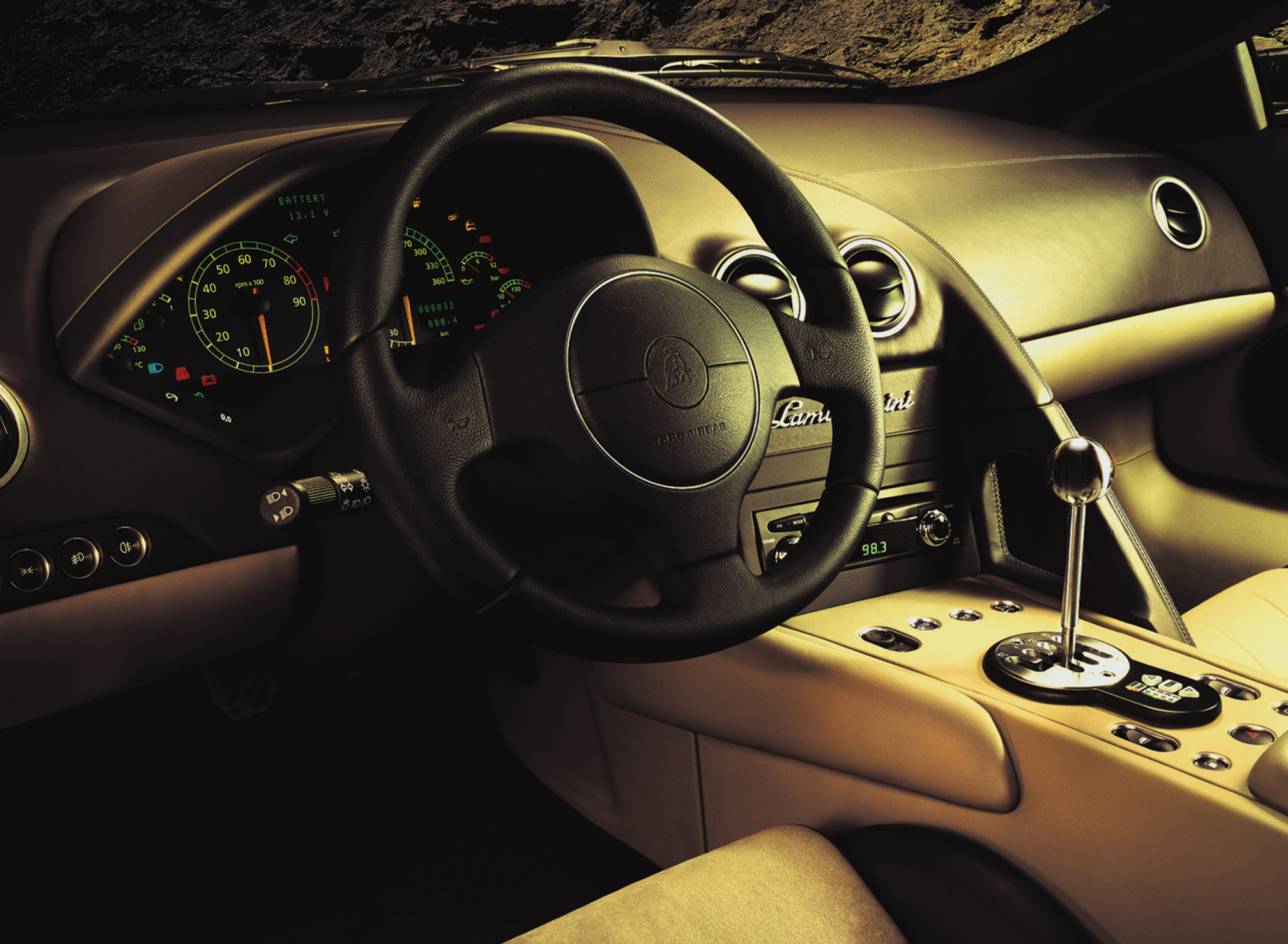 Fondo de pantalla Lamborghini Interior 1920x1408