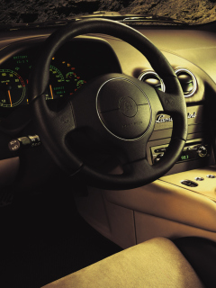 Das Lamborghini Interior Wallpaper 240x320