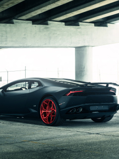 Lamborghini Huracan Black Matte screenshot #1 240x320