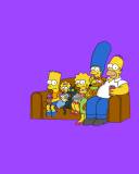 The Simpsons Family wallpaper 128x160