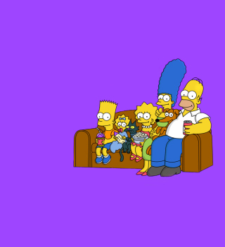 The Simpsons Family papel de parede para celular para iPad mini