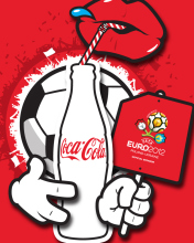 Обои Coca Cola & Euro 2012 full hd 176x220