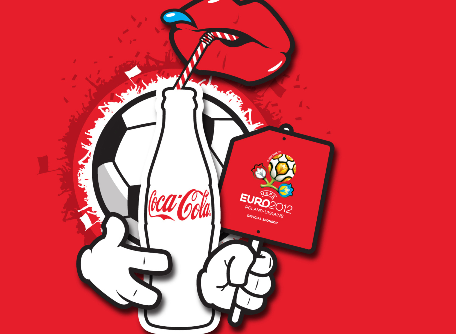 Fondo de pantalla Coca Cola & Euro 2012 full hd 1920x1408