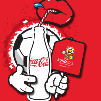Das Coca Cola & Euro 2012 full hd Wallpaper 208x208