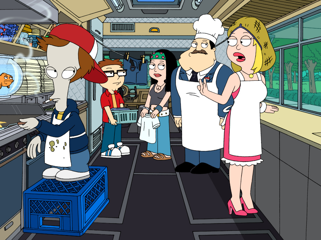 Das American Dad Wallpaper 1024x768