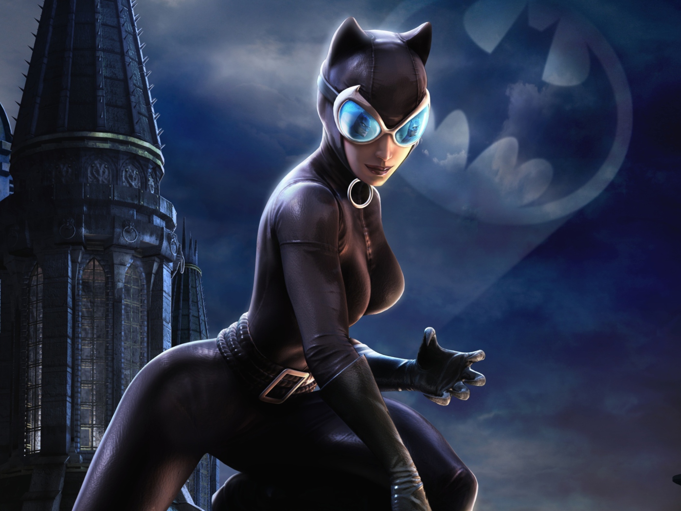 Catwoman Dc Universe Online wallpaper 1400x1050
