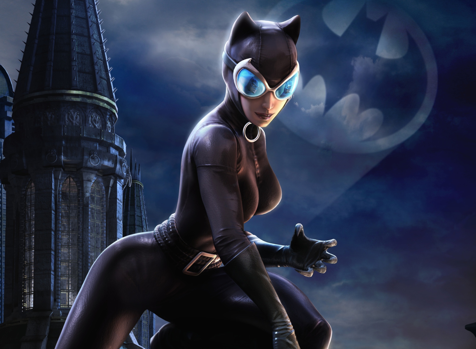Catwoman Dc Universe Online wallpaper 1920x1408