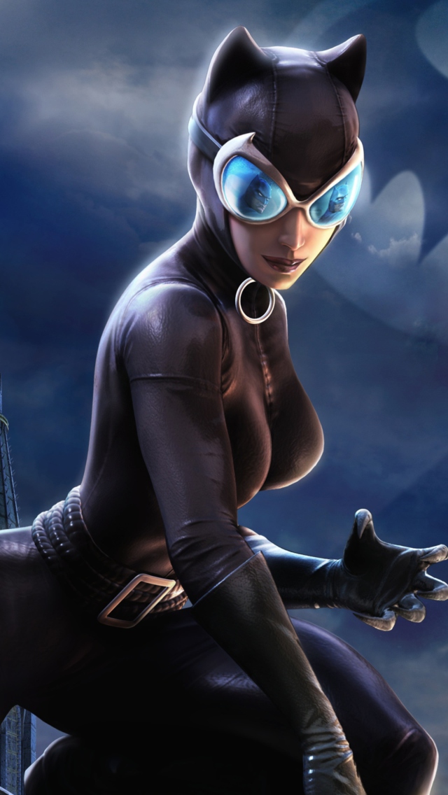 Catwoman Dc Universe Online wallpaper 640x1136