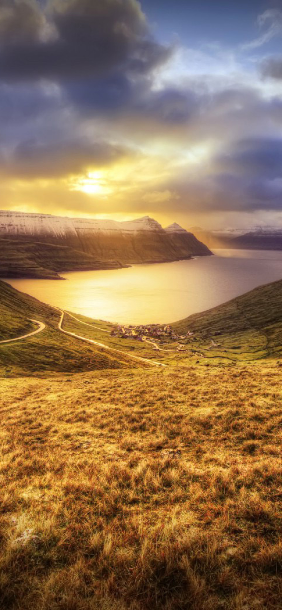 Das Faroe Islands Landscape Wallpaper 1170x2532
