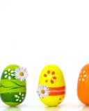 Fondo de pantalla Colorful Easter Eggs 128x160