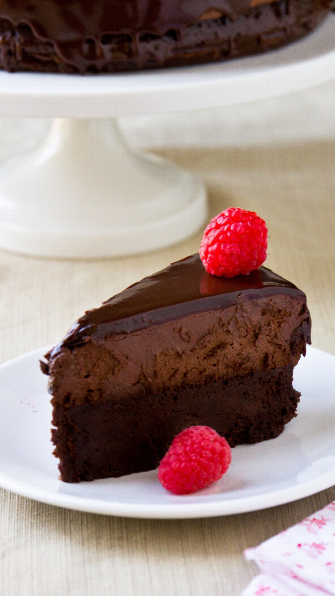 Обои Fudge cake 1080x1920