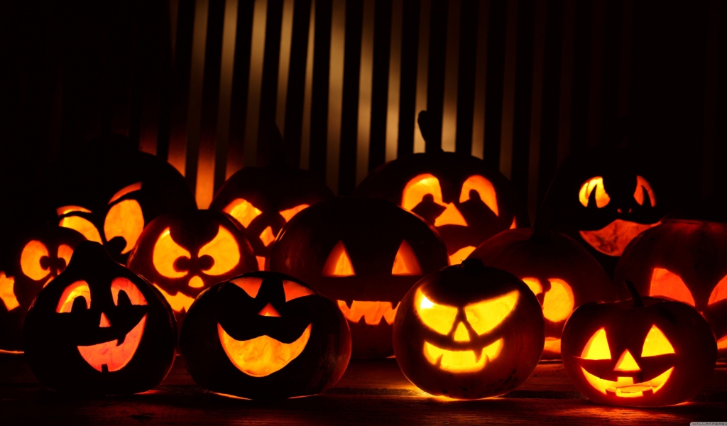 Halloween Pumpkins In The Dark screenshot #1 1024x600