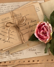 Fondo de pantalla Vintage Love Letters 176x220