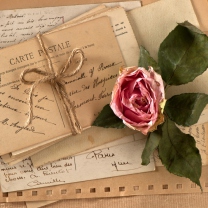 Vintage Love Letters wallpaper 208x208