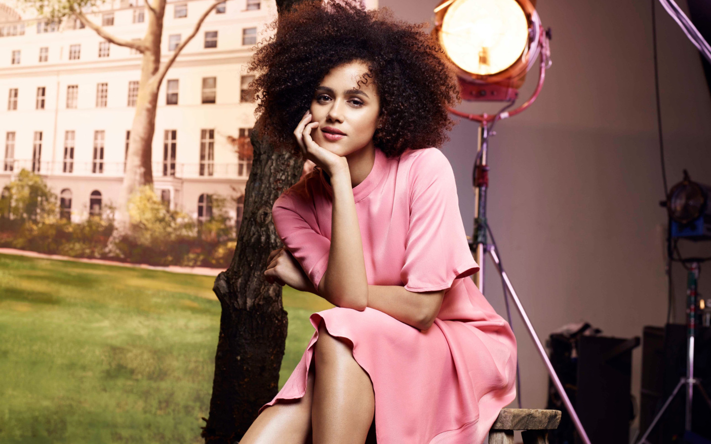 Fondo de pantalla Nathalie Emmanuel HD 1440x900