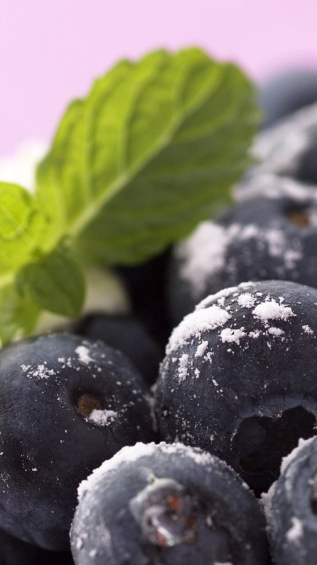 Frozen Blackberries wallpaper 1080x1920