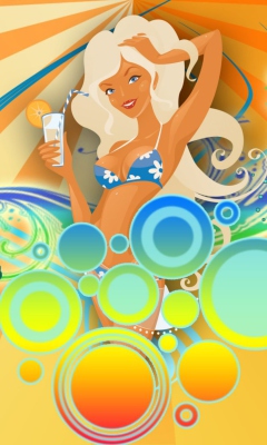 Das Summer Dreams Wallpaper 240x400