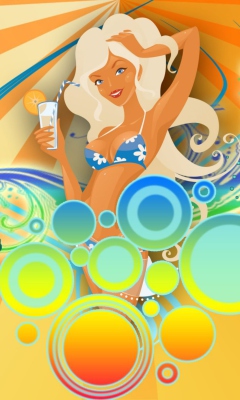 Screenshot №1 pro téma Summer Dreams 240x400