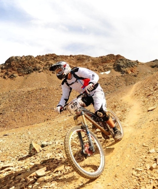 Mountain Biker sfondi gratuiti per Nokia X6