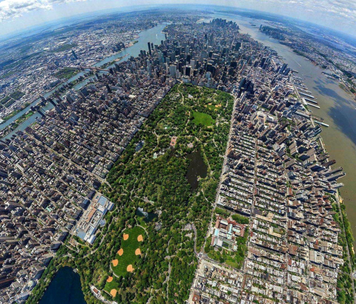 Central Park New York From Air screenshot #1 1200x1024