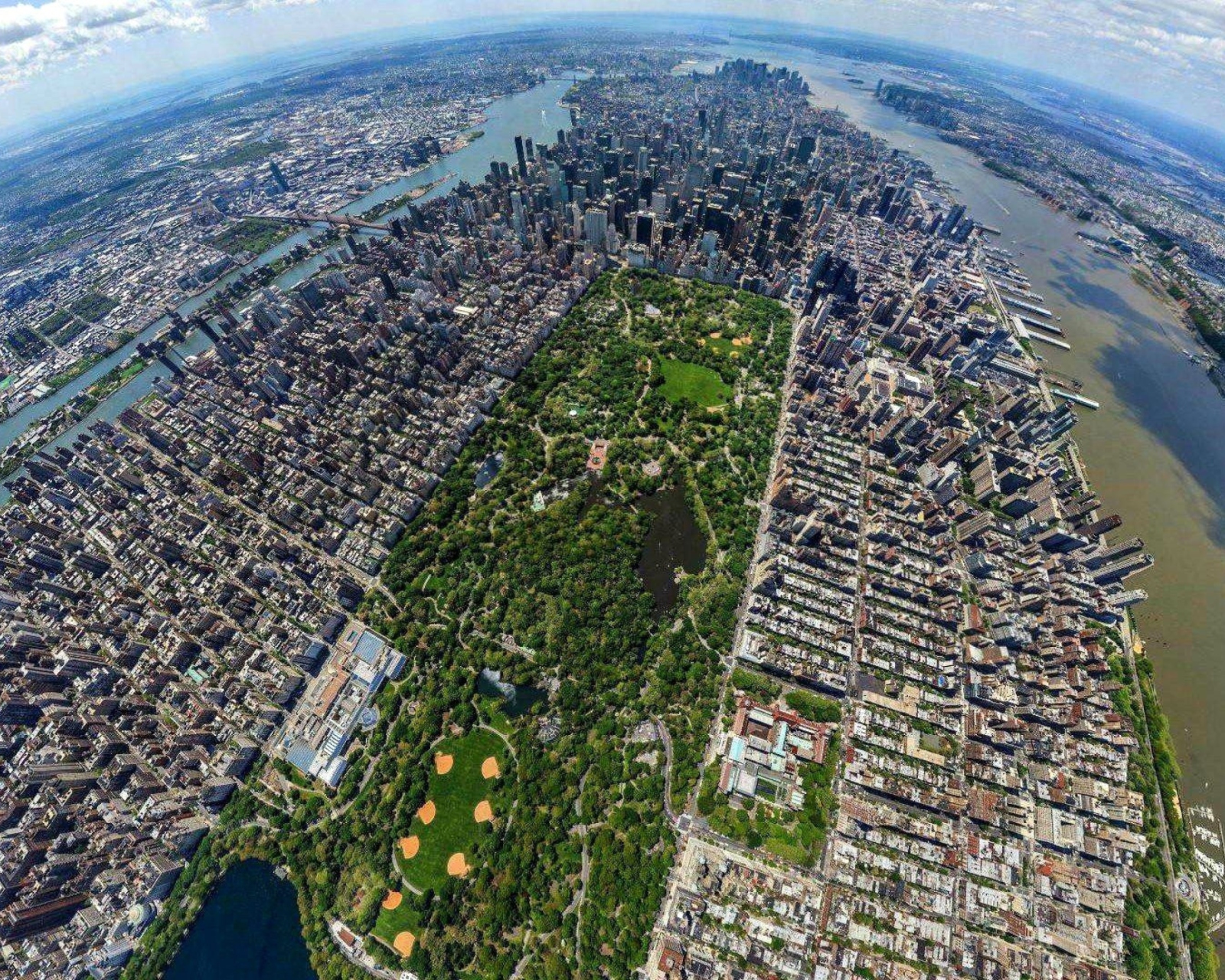 Screenshot №1 pro téma Central Park New York From Air 1600x1280