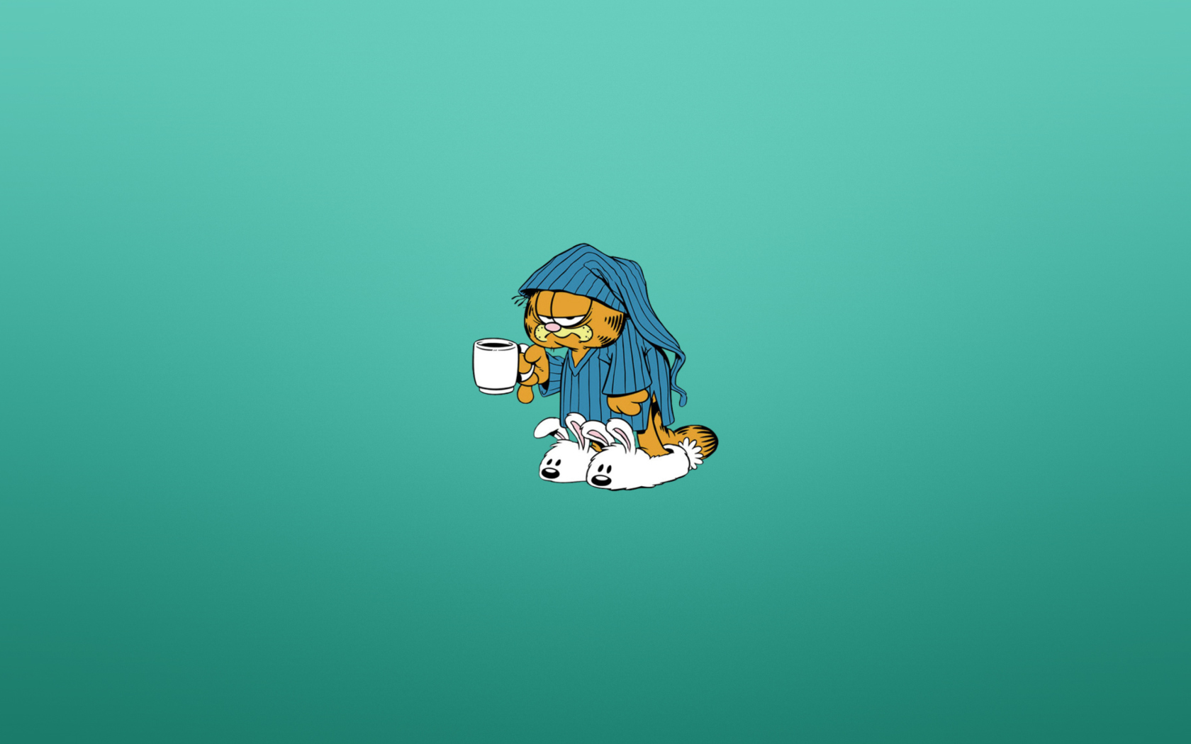 Das Garfield's Monday Morning Wallpaper 1680x1050