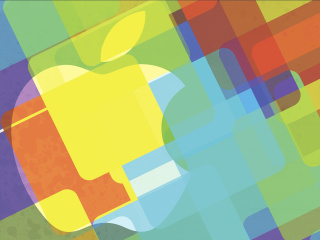 Das Macbook Logo Wallpaper 320x240