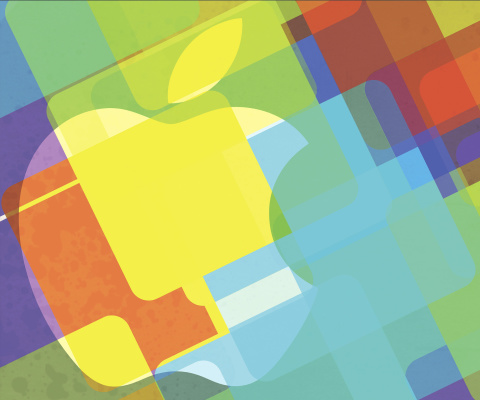 Das Macbook Logo Wallpaper 480x400
